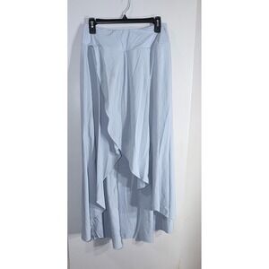 Halara Breezeful high waisted flowy maxi skirt ballad blue size medium